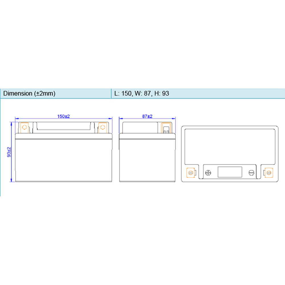 Batterie HJTX7A-FP