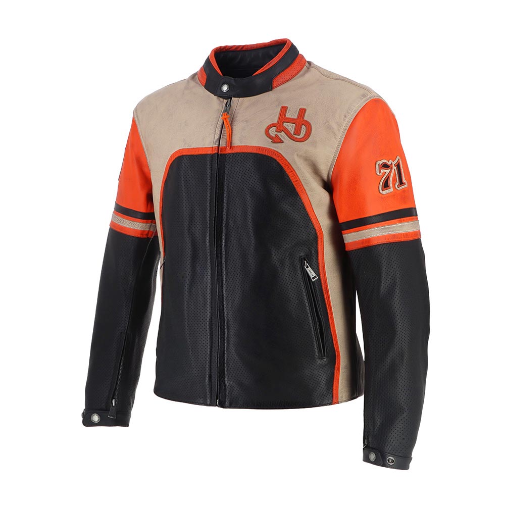 Blouson Indianapolis - cuir perforé