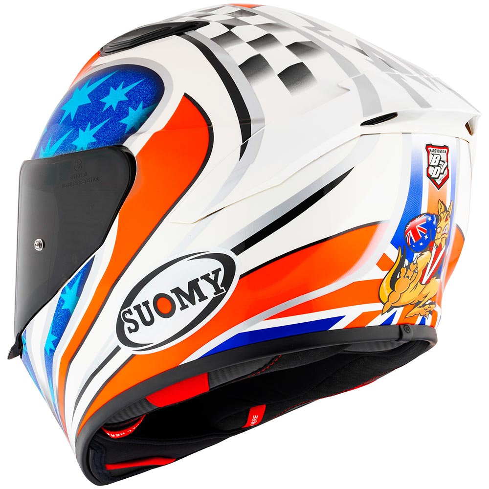 Casque Track-1 Troy Bayliss Replica 2002