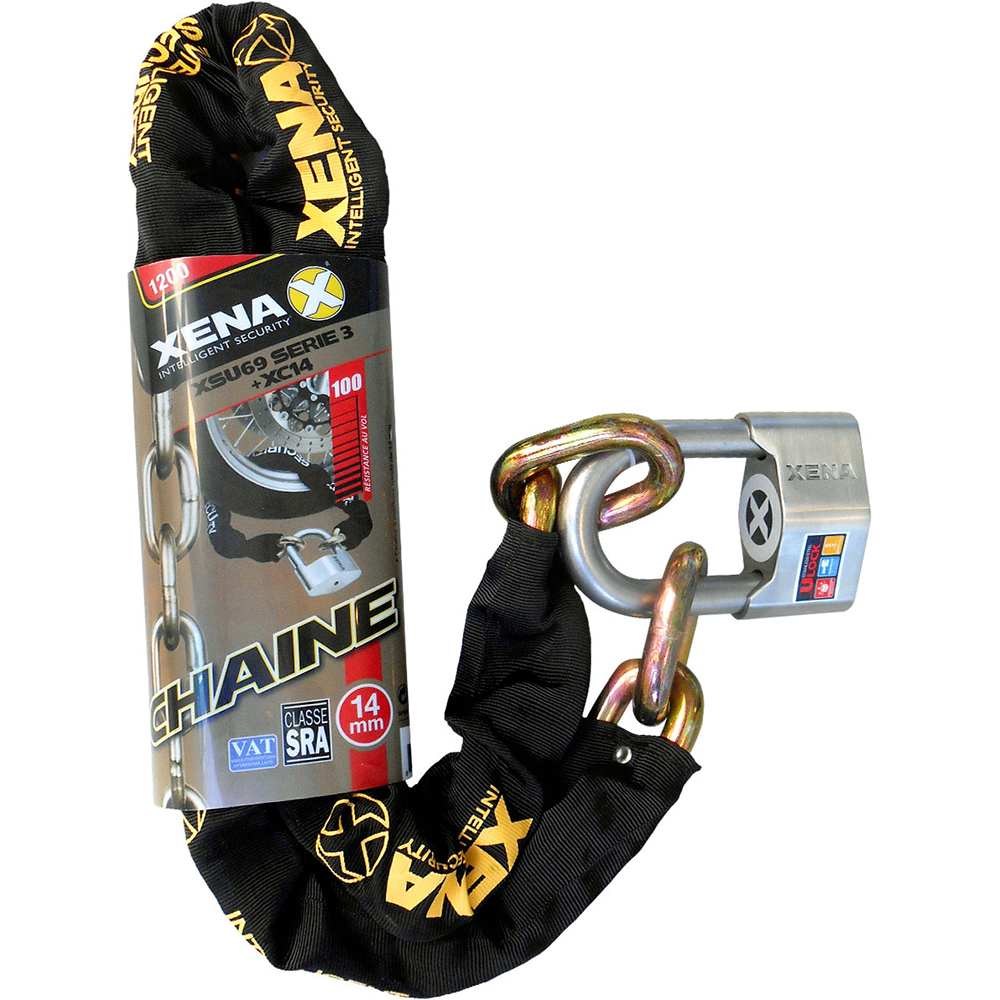 Chaîne 120 cm Antivol + U 69 mm - SRA
