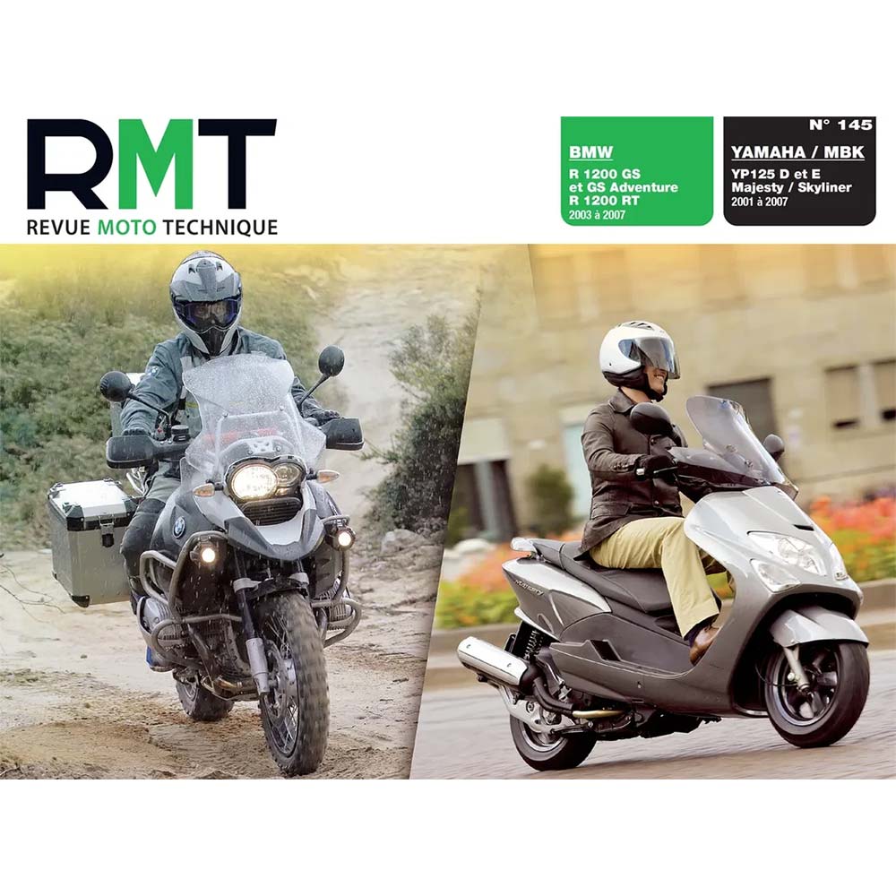 RMT 145.1 BMW R1200 (2003 à 2007) et YAMAHA/MBK YP125 (2001 à 2007)