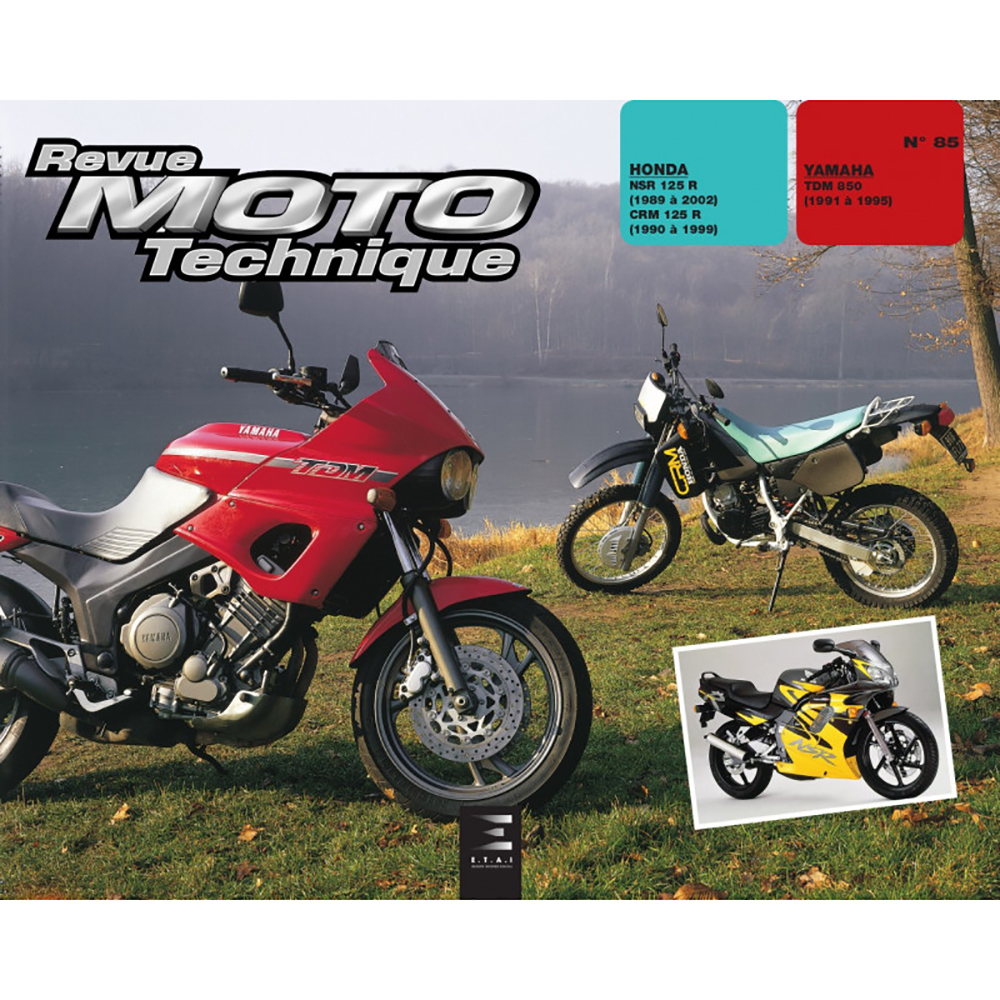 RMT 85.4 HONDA NSR/CRM 125 (1989 à 1992) et YAMAHA TDM 850 (1991 à 1995)