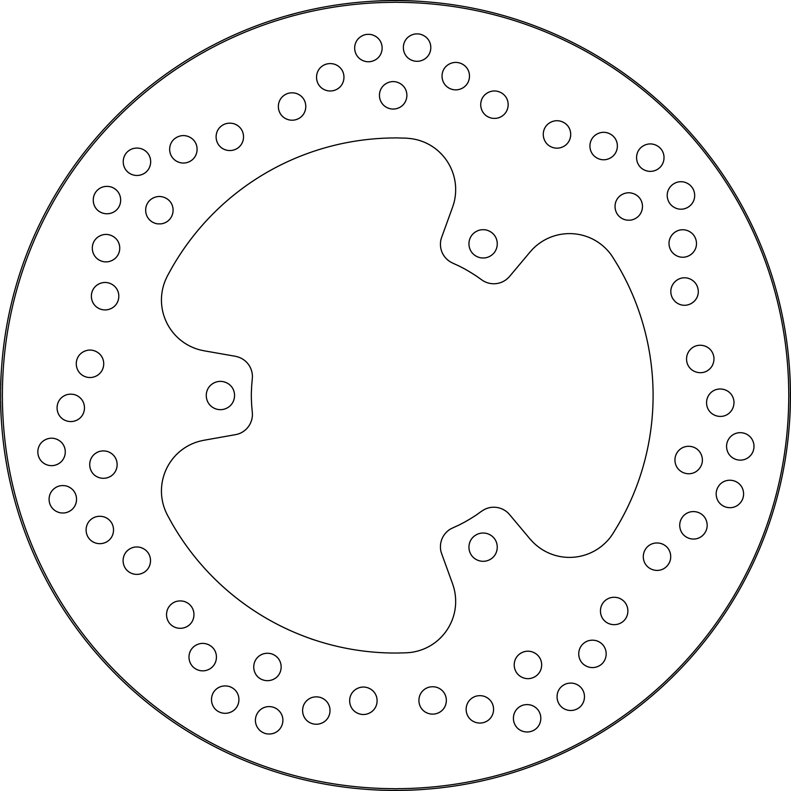 Disque de frein 5244