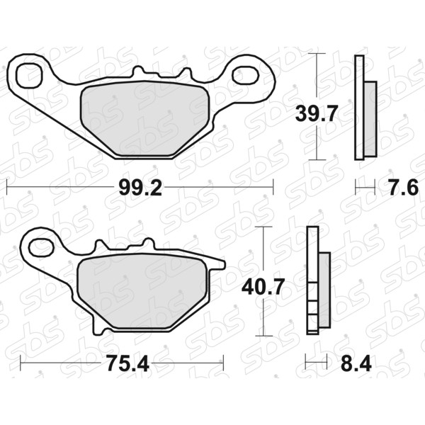 Plaquettes de frein 702 RSI