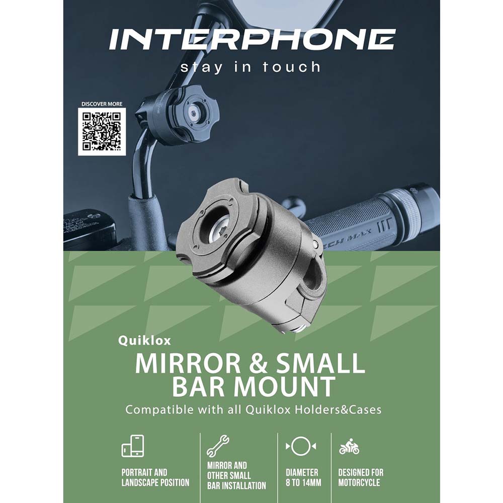 Support Quiklox pour rétroviseur Small Bar