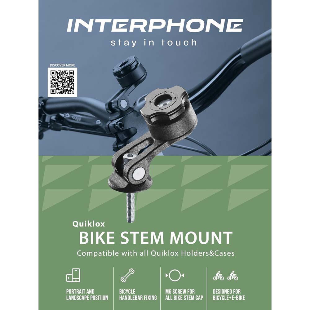 Support tige Quiklox pour guidon de vélo