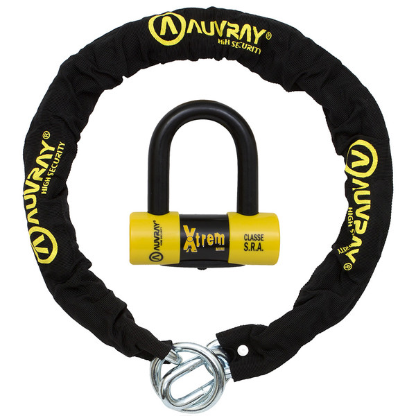 Chaîne X.Lock 120 Lasso + Bloque Disque Xtrem Mini