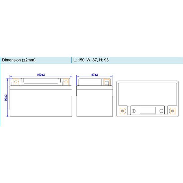 Batterie HJTX7A-FP