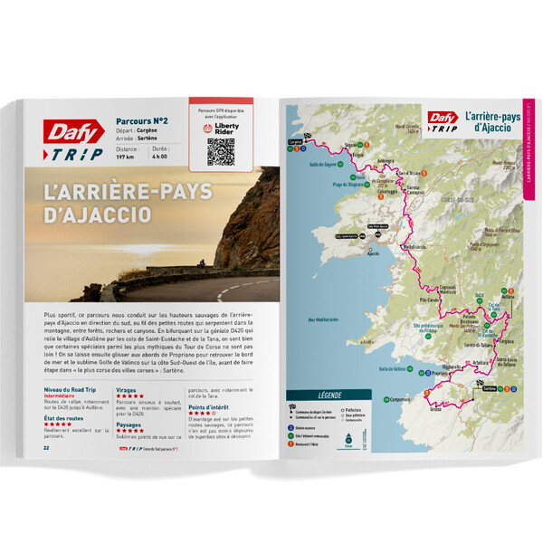 Roadbook Moto : Dafy Trip Corse-du-Sud