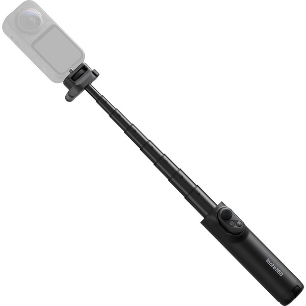 Kit télécommande et perche à selfie rabattable version étendue