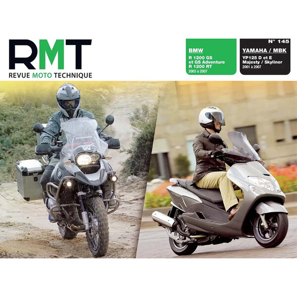 RMT 145.1 BMW R1200 (2003 à 2007) et YAMAHA/MBK YP125 (2001 à 2007)