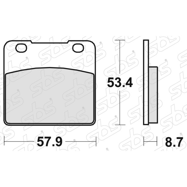 Plaquettes de frein 577 LS
