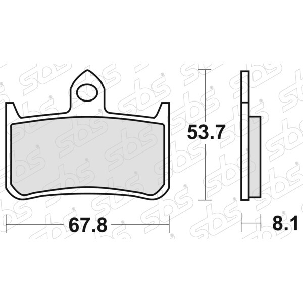 Plaquettes de frein 622 RS