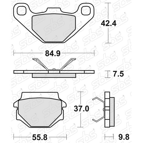 Plaquettes de frein 692 RSI