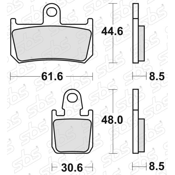 Plaquettes de frein 839 RS