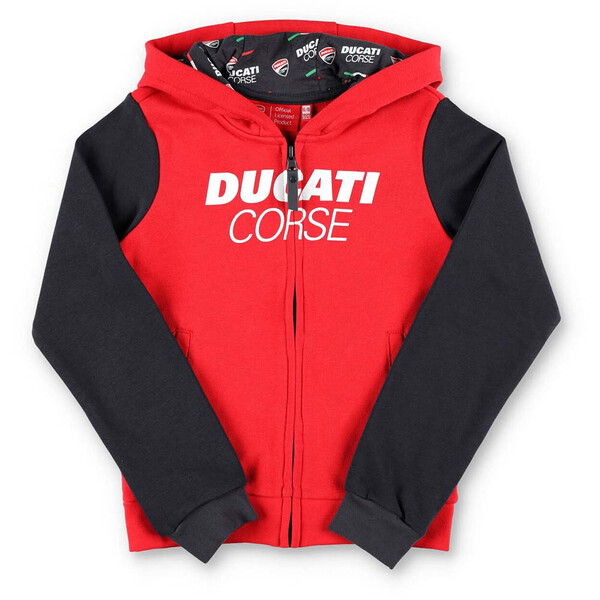 Sweat zippé à capuche enfant Corse