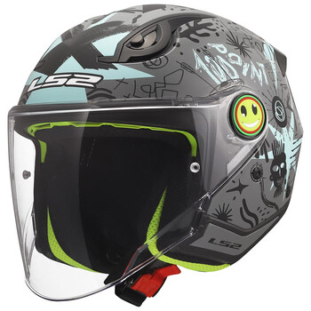Casque enfant OF622 Funny II Scribble LS2