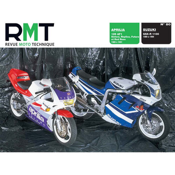 RMT 80.2 APRILIA 125 AF1 (1989 à 1991) et SUZUKI GSX-R1100 (1989 à 1994)Etai