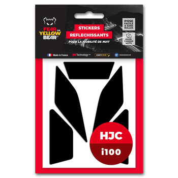 Stickers Easy Replica™ HJC i100™ Fear The Yellow Bear
