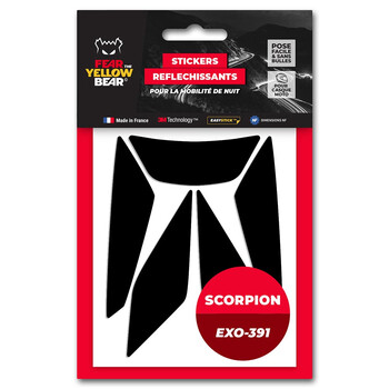 Stickers Easy Replica™ Scorpion Exo-391™ Fear The Yellow Bear