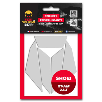 Stickers Easy Replica™ Shoei GT-Air 2™ / GT-Air 3™ Fear The Yellow Bear