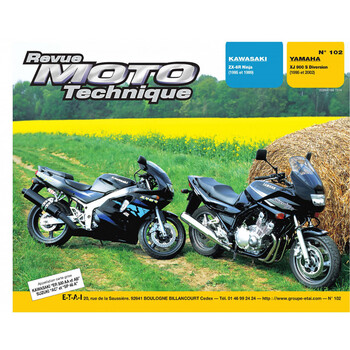 RMT 102.3 KAWASAKI ZX-6R (1995 à 1999) et YAMAHA XJ 900 S (1995 à 2002) Etai