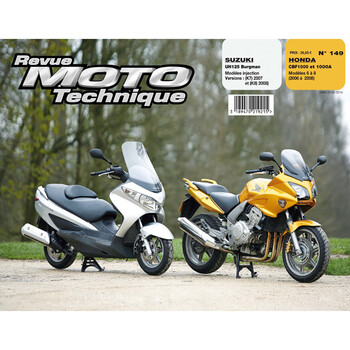 RMT 149 SUZUKI 125 BURGMANN (2007 à 2008) et HONDA CBF 1000 (2006 à 2008) Etai