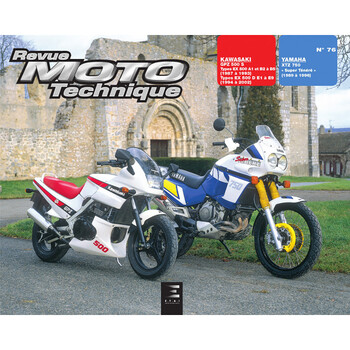 RMT 76.5 KAWASAKI GPZ 500 S (1987 à 1993) et YAMAHA XTZ 750 (1989 à 1996) Etai