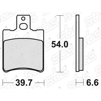 Plaquettes de frein 114 HF SBS