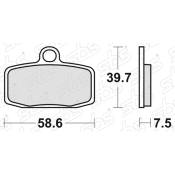 Plaquettes de frein 885 RSI SBS