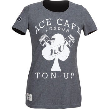 T-shirt Ace Café Ton Up Lady Red Torpedo