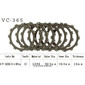 Disques garnis d'embrayage Cross VC365