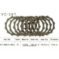 Disques garnis d'embrayage Cross VC387