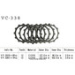 Disques garnis d'embrayage VC338