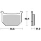 Plaquettes de frein S1322N