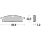 Plaquettes de frein S1095N