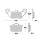 Plaquettes de frein S1002N