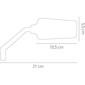 Rétroviseur Formula - Pas de 8 et 10 mm