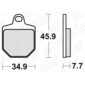 Plaquettes de frein 843 RSI